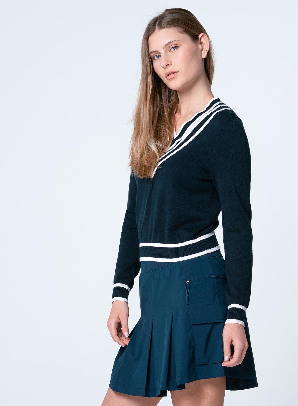 Lucky In Love Victory V-neck Sweater