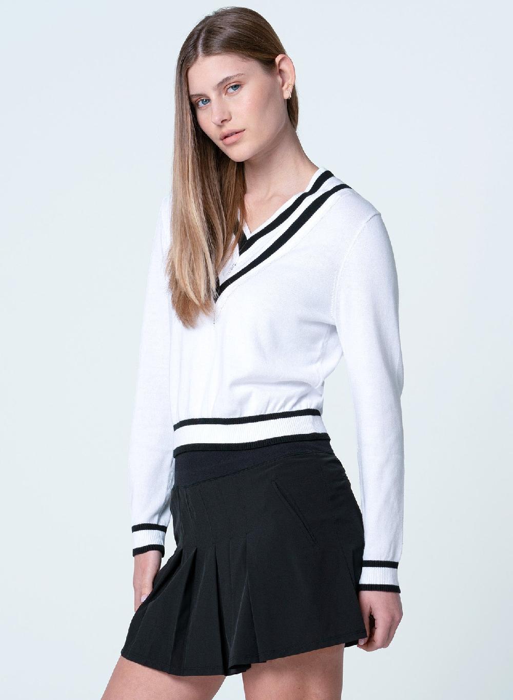 Lucky In Love Victory V-neck Sweater