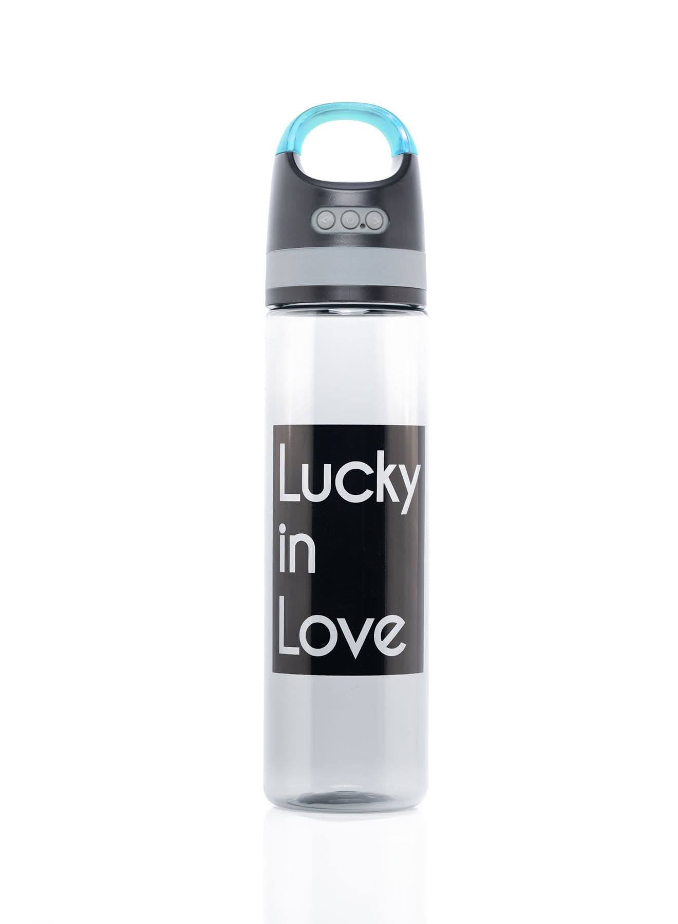 Lucky In Love Water Bottle With Bluetooth Speaker