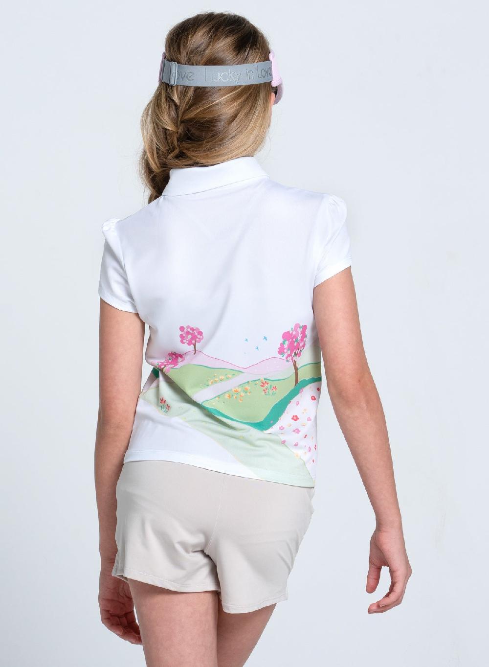 Lucky In Love Meet Me On The Green Polo Short Sleeve