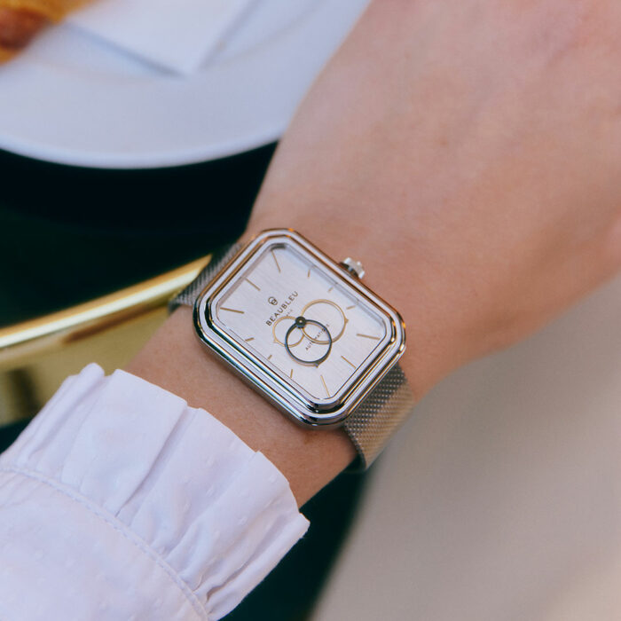 Lucky One Beaubleu Ecce Figura Vesperal Steel Watch