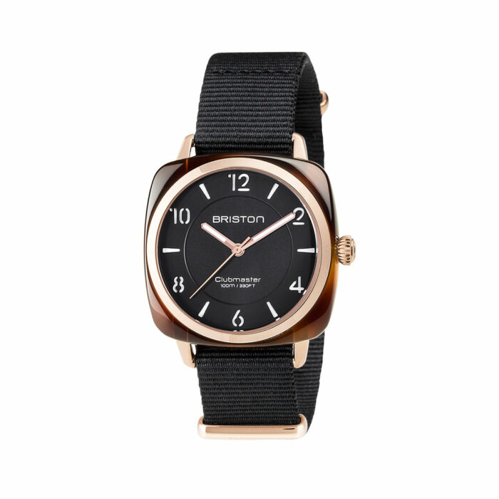 lucky one Briston Clubmaster Chic Rose Gold Black Watch