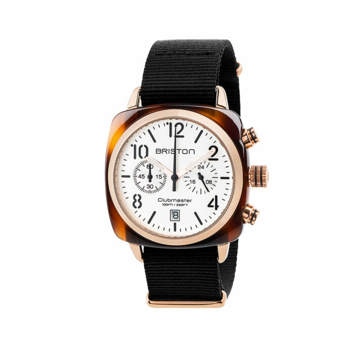 lucky one Briston Clubmaster Classic Black Rose Gold Watch