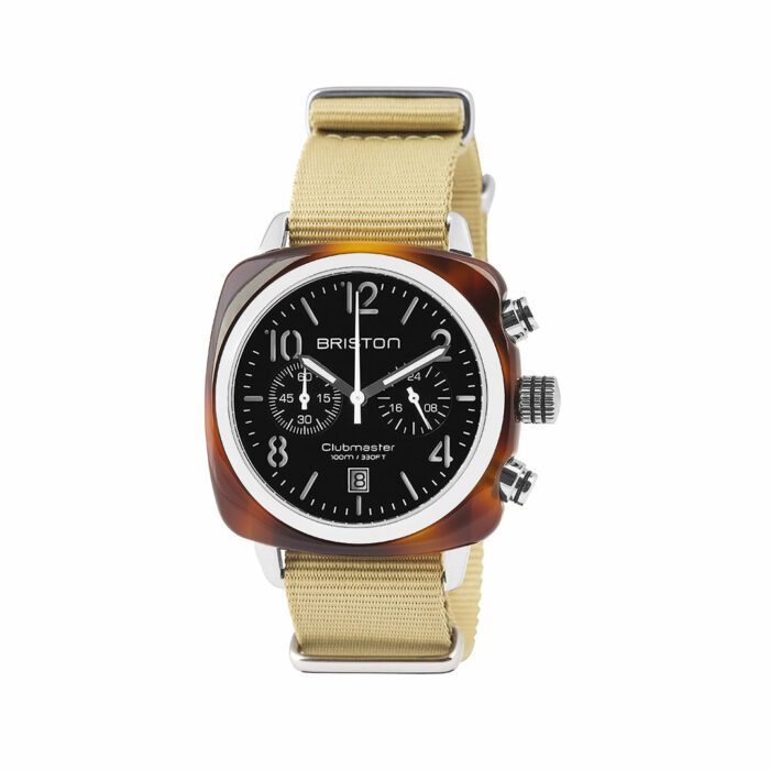 lucky one Briston Clubmaster Classic Chrono Black Khaki Watch