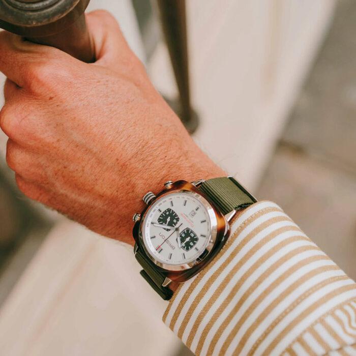 Lucky One Briston Clubmaster Classic Green Army Watch