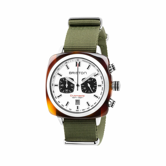 lucky one Briston Clubmaster Classic Green Army Watch
