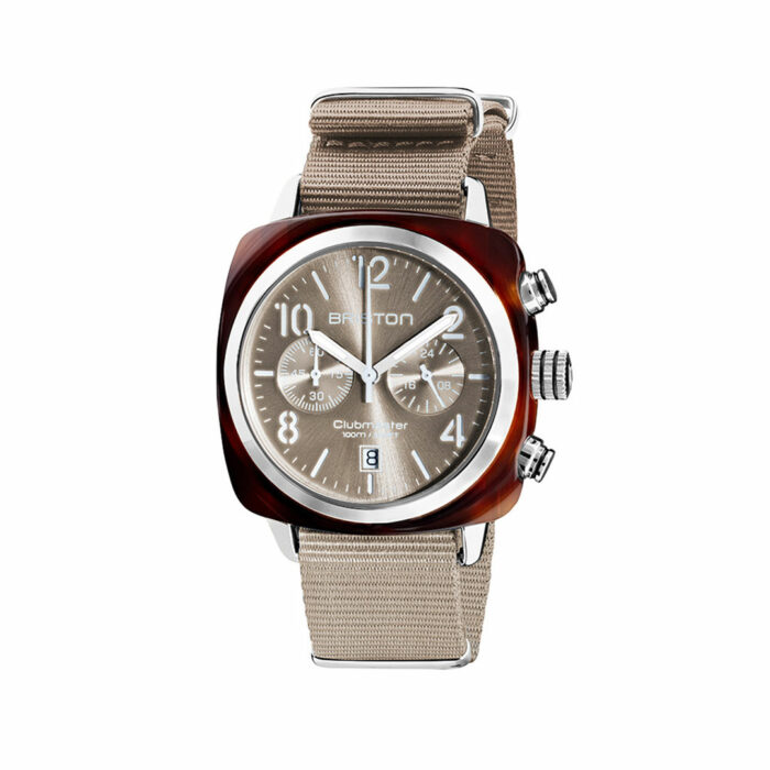 lucky one Briston Clubmaster Classic Taupe Grey Watch