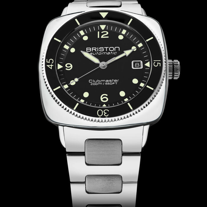 Lucky One Briston Clubmaster Legend Diver Steel Watch