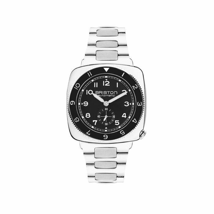lucky one Briston Clubmaster Legend Small Seconds Black Steel Watch