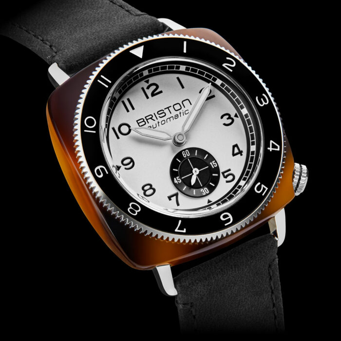 Lucky One Briston Clubmaster Legend Small Seconds White Black Watch