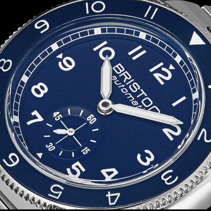 Lucky One Briston Clubmaster Legend Small Watch Steel Blue