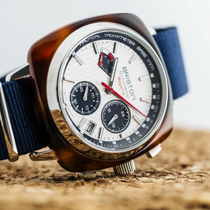 Lucky One Briston Clubmaster Regatta White Blue Watch