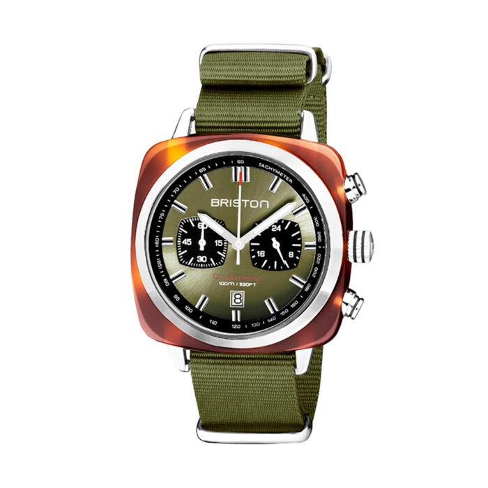 lucky one Briston Clubmaster Sport Chrono Green Olive Watch