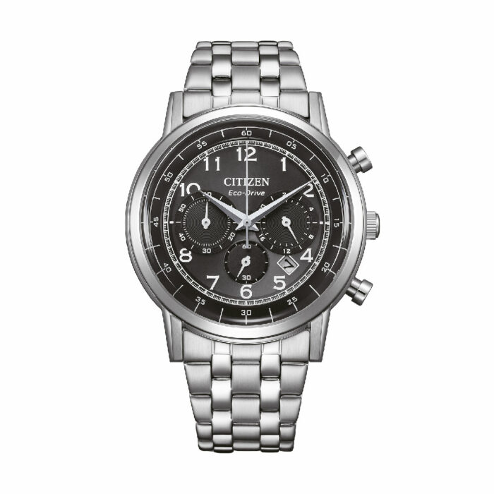 lucky one Citizen Classic Chronograph Steel Black Watch CA4630-53E