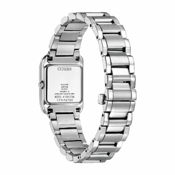 Lucky One Citizen L Bianca Ladies Square Steel Watch EW5600-52D