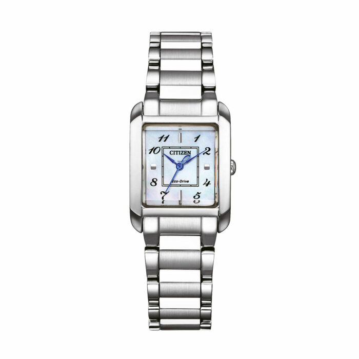 lucky one Citizen L Bianca Ladies Square Steel Watch EW5600-52D