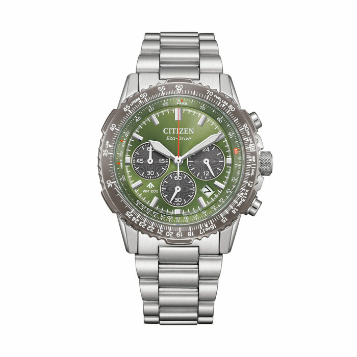 lucky one Citizen Promaster Air Chronograph Green Watch CA4664-60W