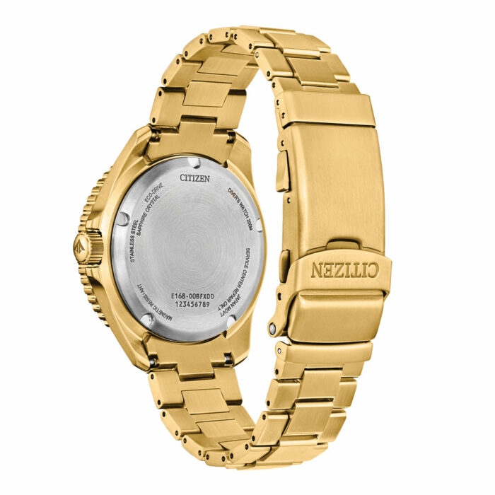 Lucky One Citizen Promaster Diver Green Gold Watch BN0262-59W