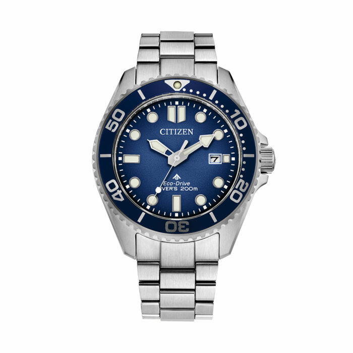 lucky one Citizen Promaster Diver Steel Blue Watch BN0260-54L