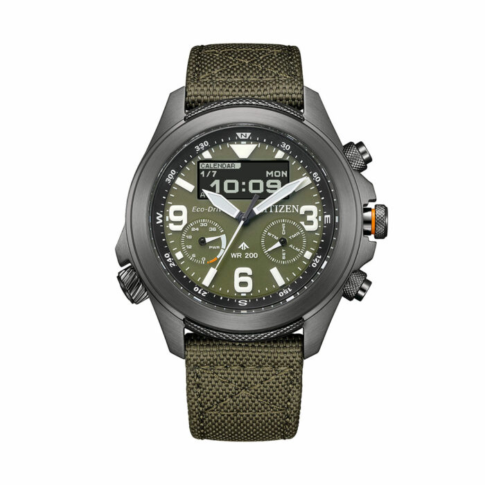 lucky one Citizen Promaster Land Eco-Drive Green Watch JV1005-02W