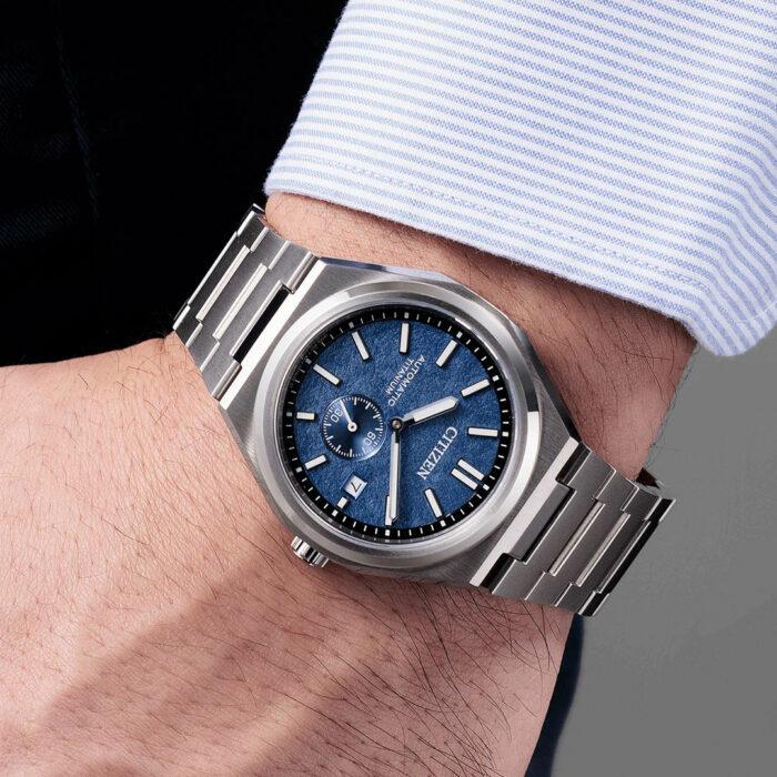 Lucky One Citizen Super Titanium Blue Watch NJ0180-80L