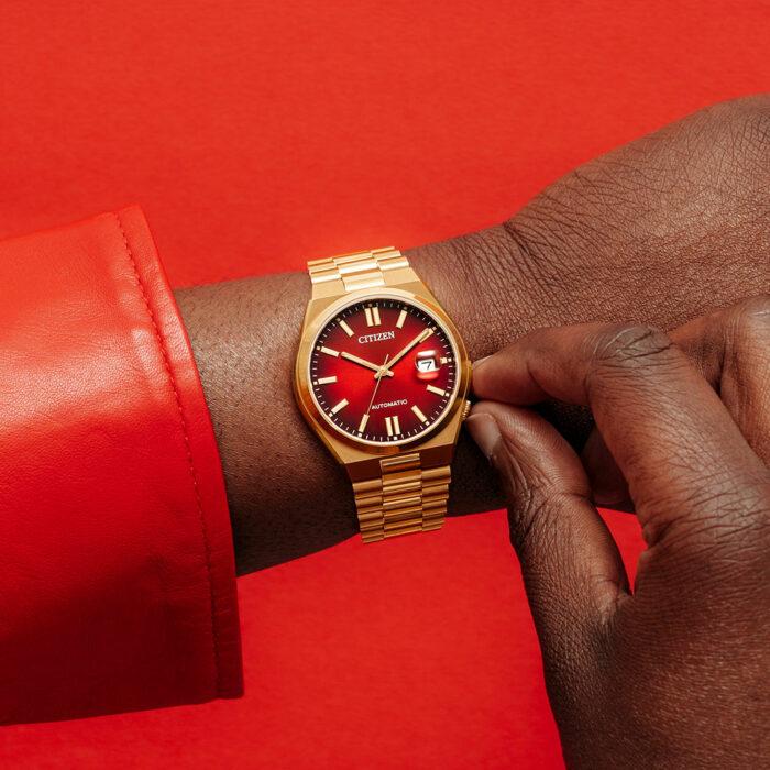 Lucky One Citizen Tsuyosa Automatic Red Watch NJ0153-82X
