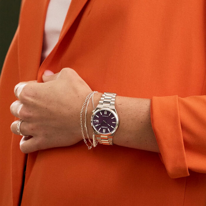 Lucky One Citizen Tsuyosa Purple Dial Watch NJ0200-50W