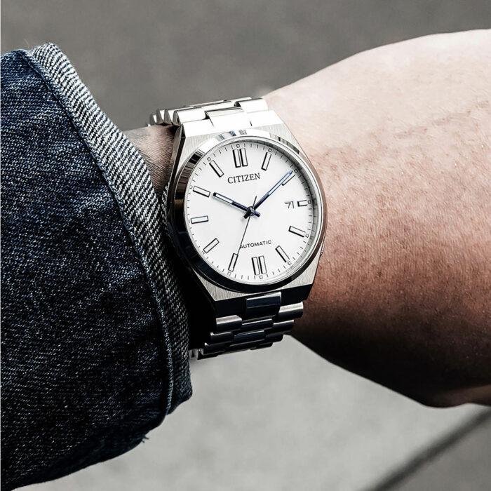 Lucky One Citizen Tsuyosa White Dial Automatic Watch NJ0159-86A