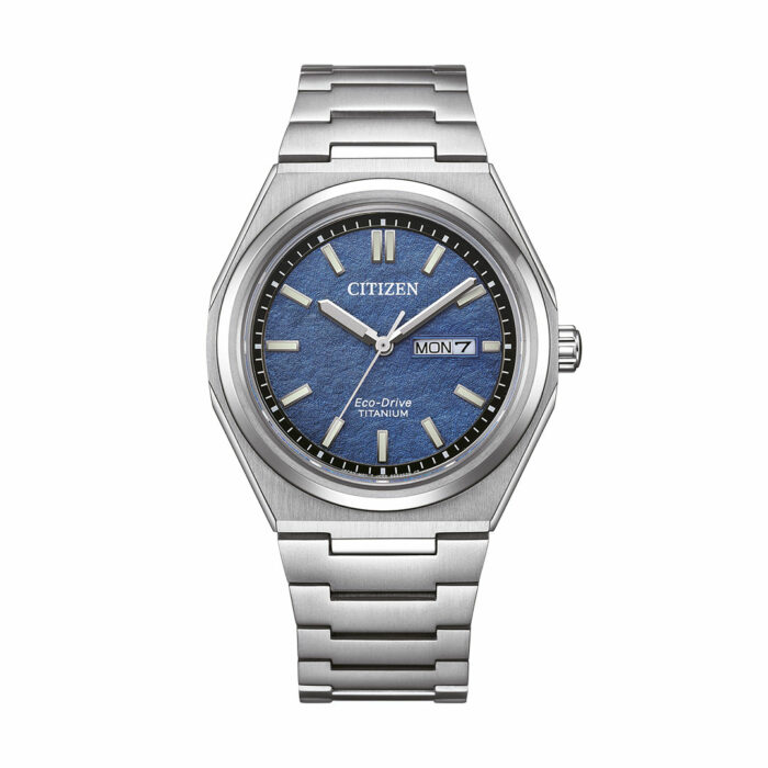 lucky one Citizen Zenshin Three-hand Blue Watch AW0130-85L