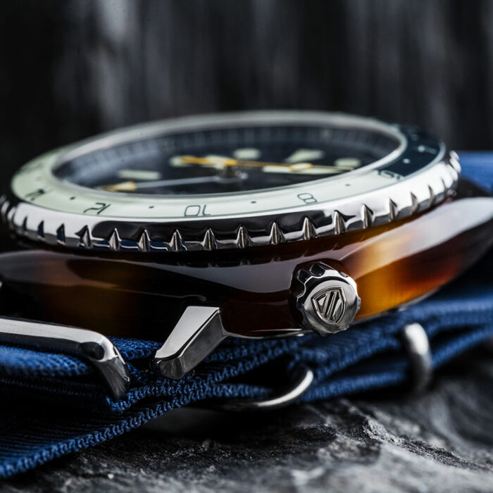 Lucky One Clubmaster Diver Pro GMT Blue Watch Briston
