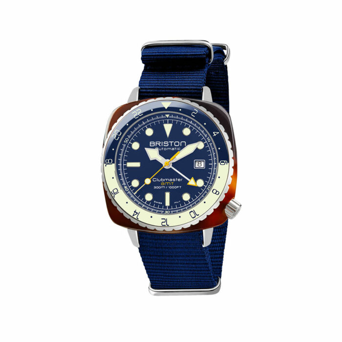 lucky one Clubmaster Diver Pro GMT Blue Watch Briston