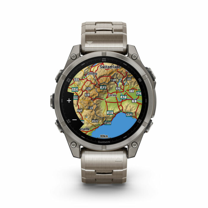 Lucky One Fenix 8 Amoled Sapphire Titanium 47mm Watch Garmin