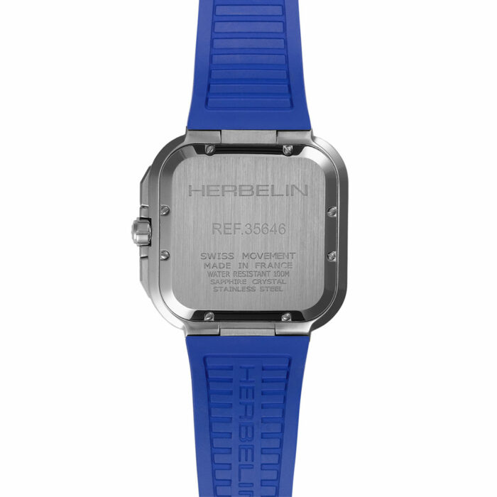 Lucky One Herbelin Cap Camarat Square Chronograph Blue Watch