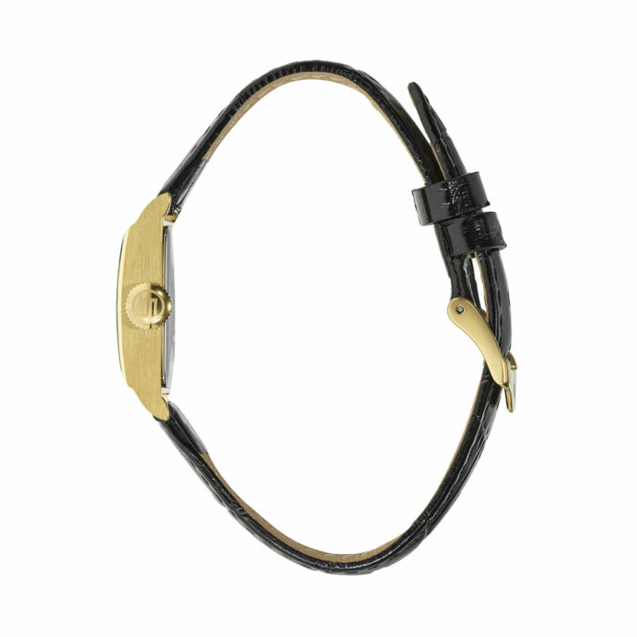 Lucky One LIP Churchill C18 Watch – Golden With Black Leather