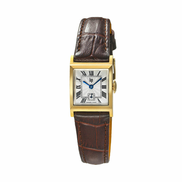 lucky one LIP Churchill C18 Watch – Golden with Brown Leather