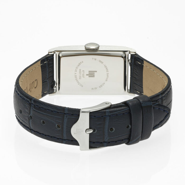 Lucky One LIP Churchill T18 Watch 671937 Silver With Blue Leather