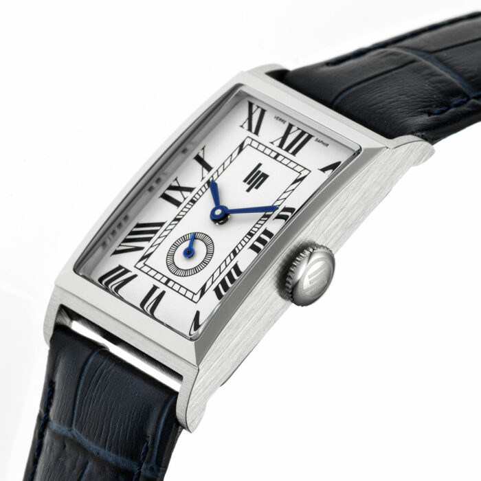 Lucky One LIP Churchill T18 Watch 671937 Silver With Blue Leather