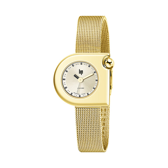 lucky one Lip Mach 2000 Mini Moon Gold Watch 671168