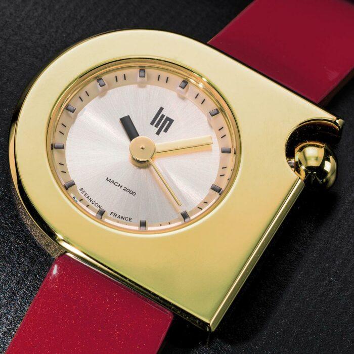 Lucky One Lip Mach 2000 Mini Moon Red Gold Watch 671393