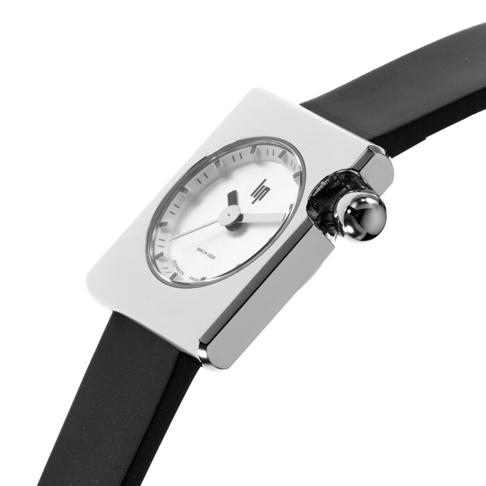 Lucky One Lip Mach 2000 Mini Square Black Watch 671171