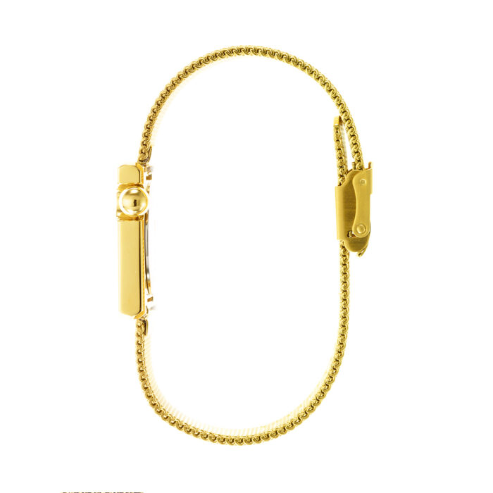 Lucky One Lip Mach 2000 Mini Square Golden Watch 671177