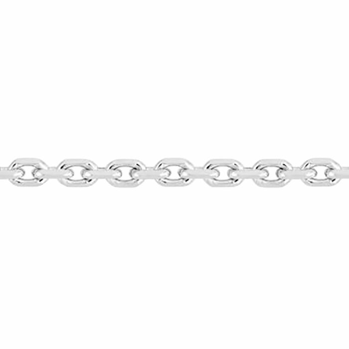 lucky one 1mm Diamond Cut Cable Chain – 18k Gold