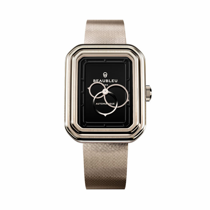 lucky one Beaubleu Ecce Figura Onyx Rosegold Watch