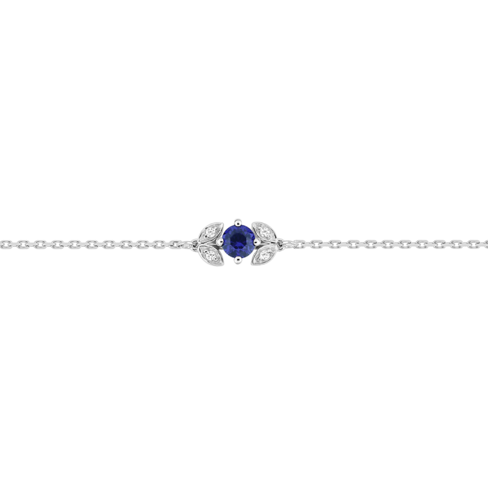 lucky one Blue Flower Bracelet