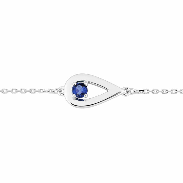 lucky one Blue Goutte Bracelet – Sapphire Gold