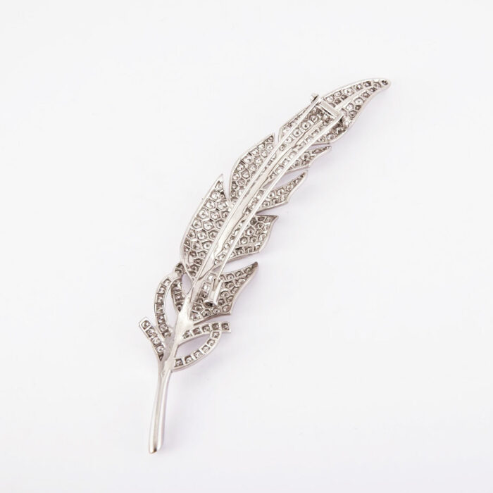 Lucky One Boucheron Diamond Feather Brooch