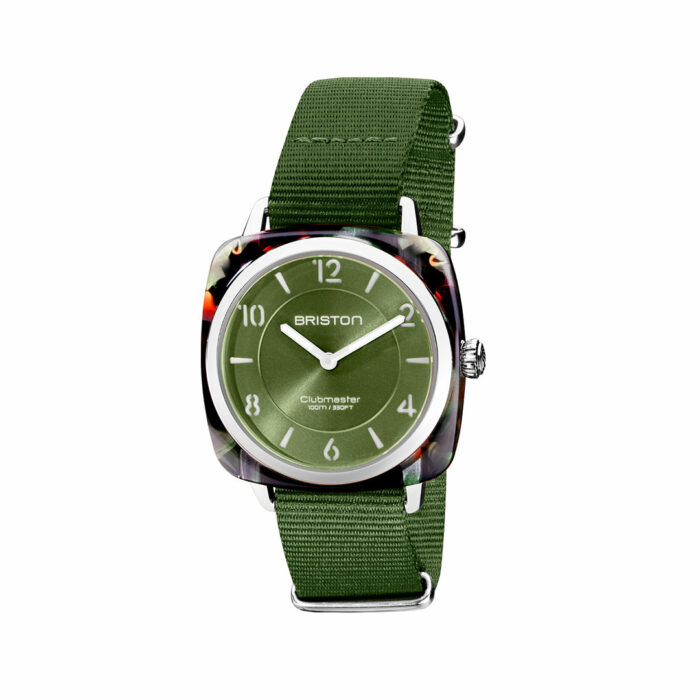 lucky one Briston Clubmaster Chic Green Watch