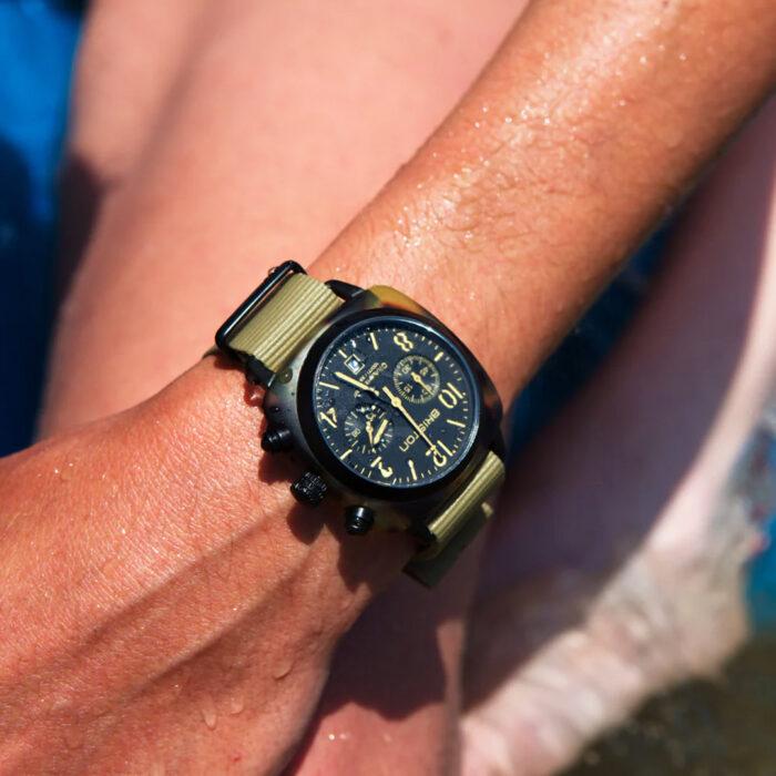 Lucky One Briston Clubmaster Chrono Safari Watch