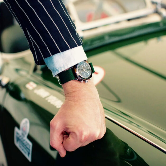 Lucky One Briston Clubmaster Classic Green Watch