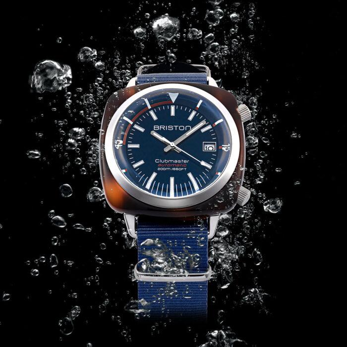Lucky One Briston Clubmaster Diver Blue Watch